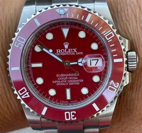 rolex submariner red and black price|2021 Rolex Submariner for sale.